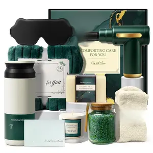 Get Well Soon Gifts for Women, Get Well Soon Gift Basket Women, Care Package for Woman with Massage Gun, After Surgery, Cancer Gifts, Sympathy Gift Basket, Feel Better, Sick Friend, Recovery, Mom