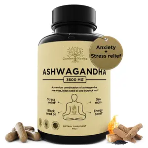 Garden of Herbz Organic Ashwagandha Supplement - Made in the USA, Supports Calming & Immune Health (Wellness Vitamin for Daily Nutritional Support) mothersdaygift
