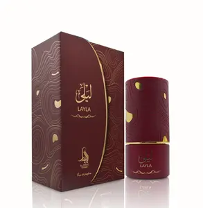 Al Absar Layla 100ml Perfume for Women Eau de Parfum in Elegant Red Packaging with Gold Accents Regular Edition