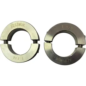 Bore 1-1/4'' Double Split Shaft Collar Stainless Steel Lock Collar Clamp Set Screw 2PCS (1-1/4'', 2)