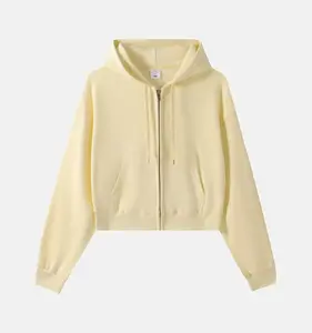 The Crop Zip Sweatshirt