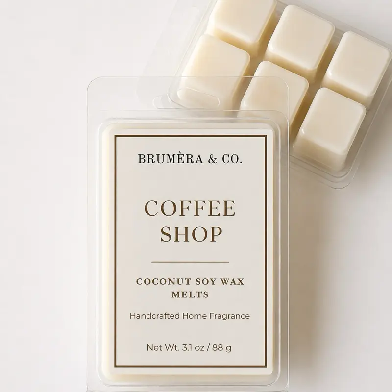 Coffee Shop Coconut Soy Wax Melts | Coffee Scented Wax Melts | Cozy Home Fragrance
