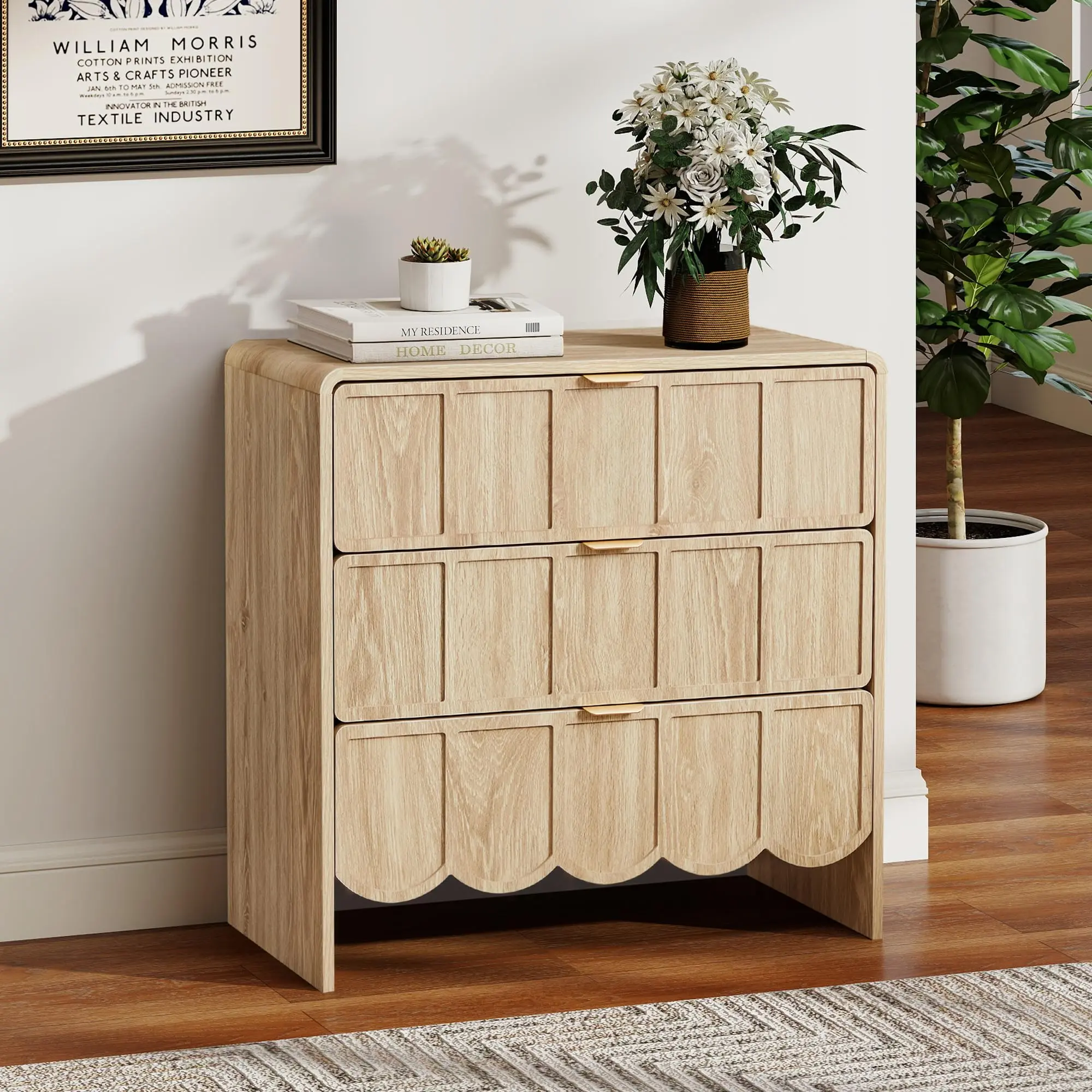 Giratree 3 5 9 Drawer Dresser for Bedroom, Modern Closet Chest of Drawers with Wave Fluted Drawer, Wood Storage Small Dresser Organizer for Nursery Bedroom Living Room Hallway Closet - TikTok Shop Giratree 3 5 9 Drawer Dresser for Bedroom, Modern Closet Chest of Drawers with Wave Fluted Drawer, Wood Storage Small Dresser Organizer for Nursery Bedroom Living Room Hallway Closet - TikTok Shop
