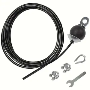 Adjustable Gym Cable Replacement, Durable Nylon Pulley Rope for Home & Weightlifting Systems, Exercise Machine Accessories