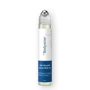 Be Bodywise Advanced Hair Growth Roll-On Serum | 3% Rosemary | 2% Aminexil | 3% Redensy l 2% Anagain | Precision Scalp Applicator | Paraben & Sulphate Free | Non oily and mess free