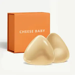 Sticky Cup Inserts - Instant Boost Double Sided Adhesive Bra Cup for Women,Fitted Fitted Underwear Lady Comfort Clothing Accessories Womenswear brand covers push up swim inserts bikini insert seamless sticky stickybra Invisible Silicone Push-Up