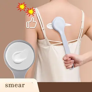 A Long-Handled Body Lotion Applicator with a Back Brush And Sponge Pad, Used for Applying Body Lotion After a Bath