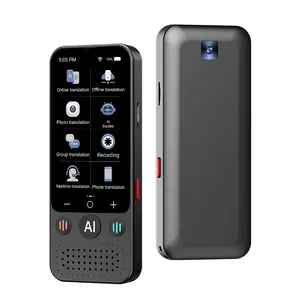 AI Language Translator Device, Portable Translator with 150+ Global Languages, Online & Offline Translation Supported, Real-Time Voice & Photo Translate, Smart AI Assistant for Travel, Business and Learning