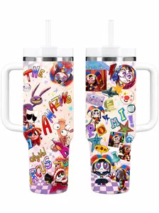 20oz/30oz/40oz POMNI Digital Circus Tumbler, Movie Inspired Cup, Funny Gift for Birthdays, Holidays, Family, Friends, or Coworkers