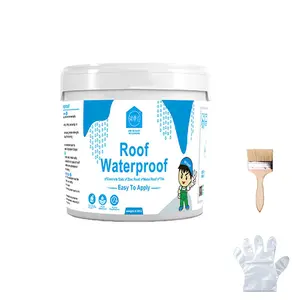 Waterproof coating for roof, bathroom, and exterior wall repair; waterproof, moisture-proof, cold-resistant, and heat-resistant.
