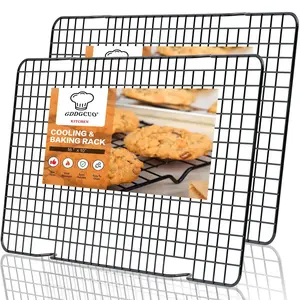 Baking Tool Cooling Rack 2/3 Counts Set Non-stick Food Rack Stainless Steel, Cake Biscuit Baking Cooling Rack, Home Kitchen Food Cooling Grill Net