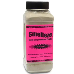 SMELLEZE Natural Skunk Smell Removal Deodorizer: 2 lb. Powder Get Stink Out