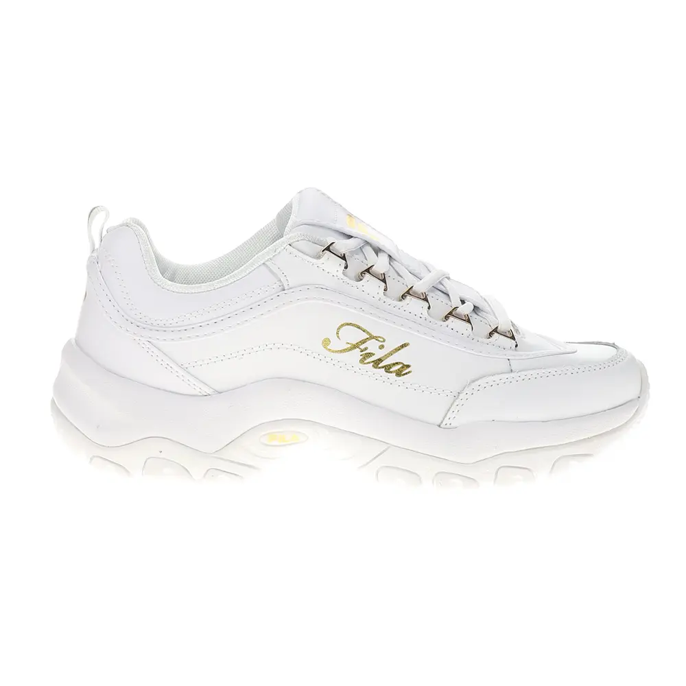 Fila Womens Strada G Lace Up Sneakers Shoes Casual - White