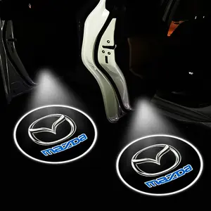Mazda Car Door Welcome Light, LED Projection Lamp, Interior Decoration Light, Upgrade Accessory, Ca Prop 65 Compliant, No Prop 65 Warning, Car Door Lights, Car Decorative Light