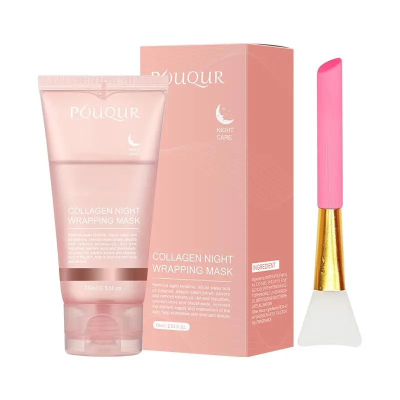 Apply the sleep facial mask at night to make the skin bright and elastic, and create fresh and shining skin. The sleep facial mask can prevent wrinkles and moisturize sensitive skin