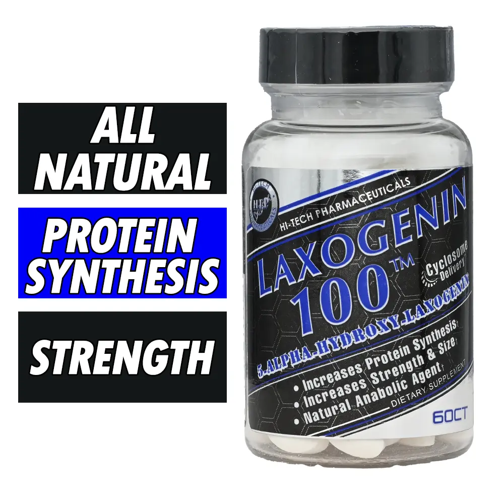 Hi-Tech Pharmaceuticals Laxogenin 100 - 60 Tablets
