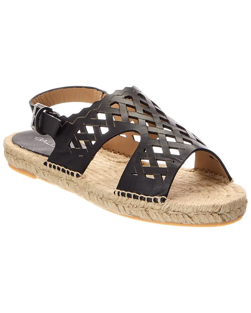 Baldinini Leather Espadrille