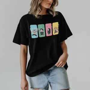 Demon Slayer Quartet Comfort Colors T-Shirt Tanjiro, Nezuko, Inosuke & Zenitsu Anime Shirt 25723