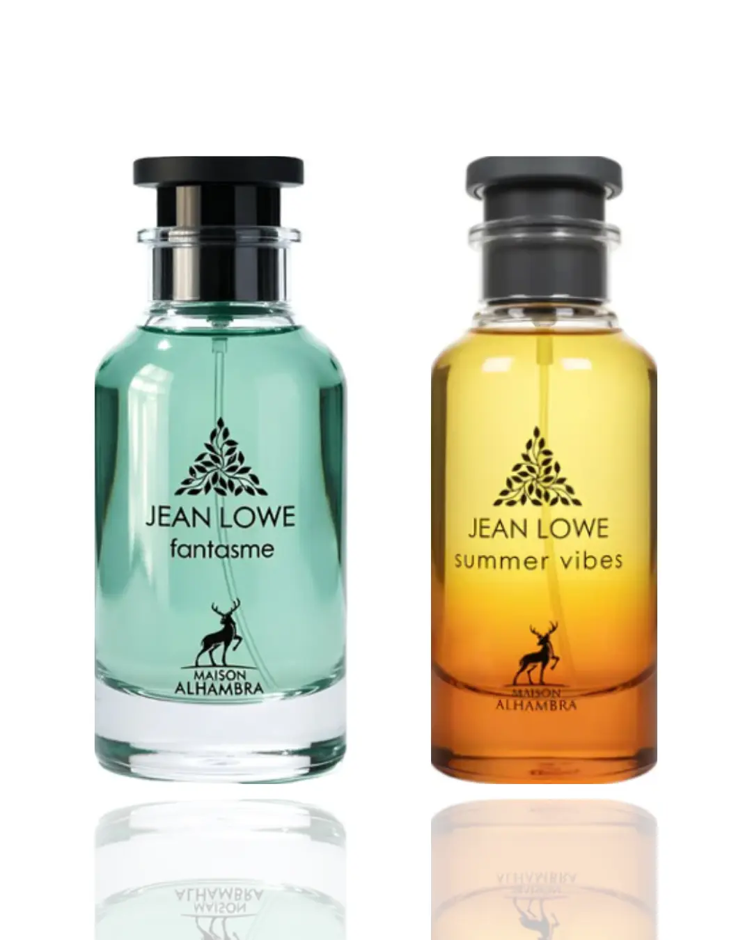 Unisex 2-Piece Bundle Fragrance Set - Jean Lowe Fantasme Aromatic Woody Scent, Jean Lowe Summer Vibes Citrus Woods & Floral Woody Aroma, Bundle Unisex Offering, Aromatic Woody Fragrance