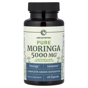 Nobi Nutrition Pure Moringa, 5,000 mg, 60 Capsules