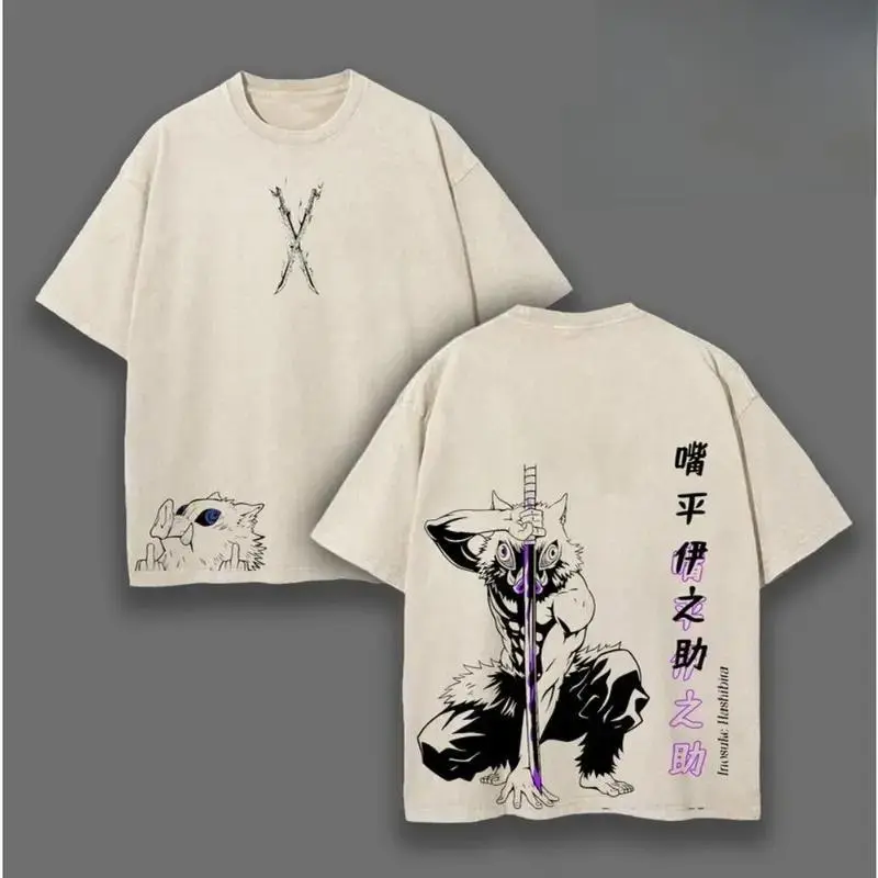 Washed T-shirt-Apricot