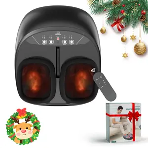 Snailax Foot Massager with Heat, Remote Control, Shiatsu Heated Foot Massager Machine with Deep Kneading, Rolling, Compression, Vibration, Size 13