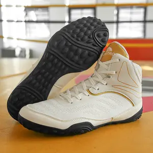 Professional Men's Boxing Shoes High Top Wrestling Combat Shoes Anti-Slip Training Sports Footwear Light Weight Men Boxer Shoes Indoor Gym Mens Boxing Sport Shoes Male Shoes Comfortable Sneakers Boxing Shoes Women's Breathable Boxing Boots