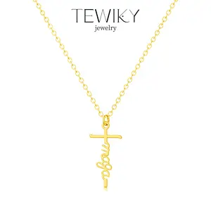 Tewiky MAGA Cross Necklace for Women Trump Necklace Make America Great Again Necklaces Chain MAGA Necklace for President Trump 2024 Jewelry for Gift