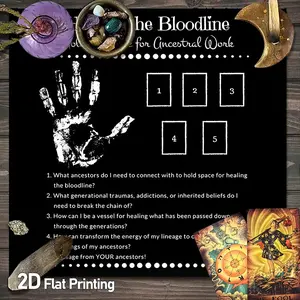 Tarot Card Array Altar Cloth, Divination Astrology Witchcraft Ancestral Energy Spiritual Guidance System Table Cover, and Square Gaming Tablecloth, Perfect Gift for Festivals
