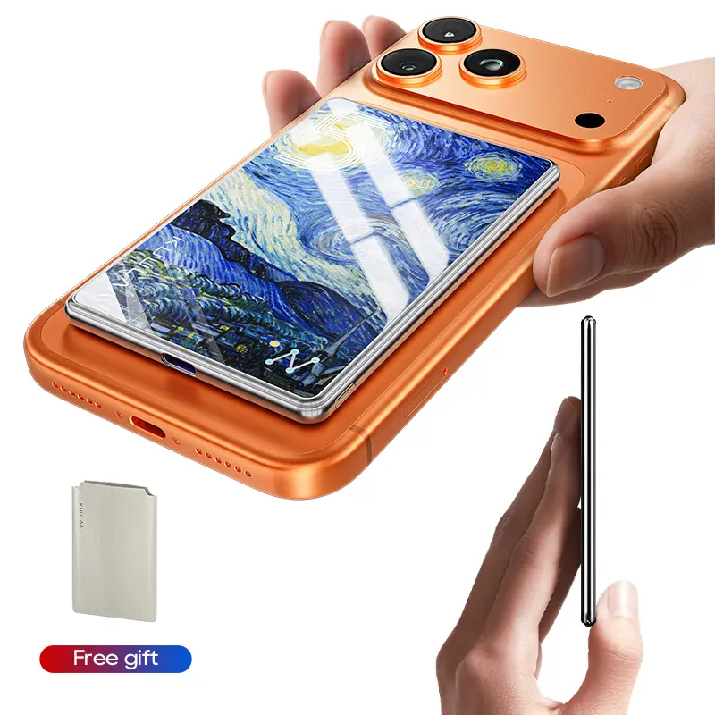 KUULAA Magnetic Power Bank - 0.26in Thin 5000mAh Dual-Glass Rechargeable Battery Pack, Wireless PD Fast Charging MagSafe Accessory, Pocket-Sized 5V3A USB-C Charger for iPhone 12-17 Series, EDC Gear for On the Road, Free Gift Included