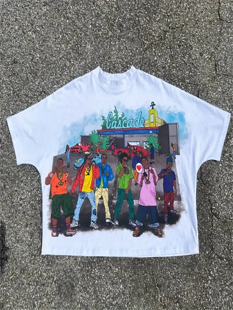 Y2K Pattern Printing 100% Cotton Soft And Comfortable Leisure T-Shirt for Men And Women Graphic T-Shirt Men Women Short Sleeve Cotton Tees Hip Hop Retro Y2k Tops Summer Streetwear