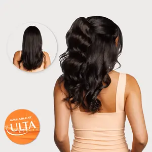 INH Hair Emily 14in Synthetic Pre Styled Short Curly Wavy Ponytail Extension with Mini Claw Clip for Secure Half Up Half Down Styles 90g