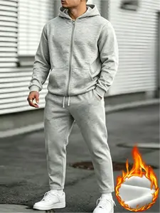 Two-Piece Men'S Tracksuit Set Featuring a Pullover Hoodie And Sweatpants,Fabric is soft and comfortable Perfect for Casual Jogging And Athletic Activities Training Clothes Workout Gym Clothing Yoga Gym Outfits men 2 piece sets