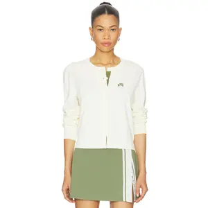 Malbon Golf Maray Cardigan in Cream