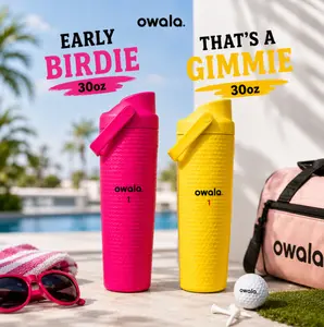 Owala 30oz. Freesip Sway Travel Tumbler - Neon Golf - Color: Early Birdie Bottle Drinkware
