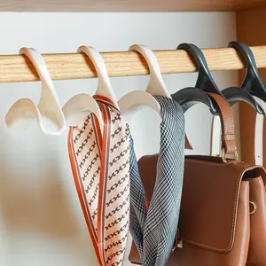 Purse Hanger Hook Bag Rack Holder - Handbag Hanger Organizer Storage - Over The Closet Rod Hanger for Storing and Organizing Purses | Backpacks |Satchels | Crossovers | Handbags | Tote（4 Pack）