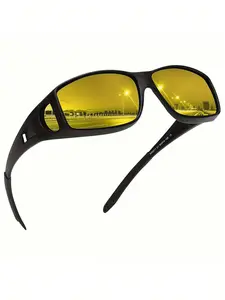Night Driving Glasses Unisex Feature, Anti-Glare Polarized HD Lenses, Enhanced Night Vision Eyewear, Fashionable Accessory