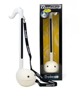Otamatone Deluxe [White] - Japanese Musical Instrument Electronic Synthesizer - Maywa Denki Studio - Fun Gift for Teens and Adults