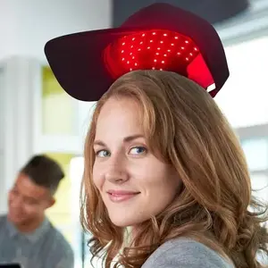 LED Light Hair Growth Helmet, Diode Laser Cap for Hair Regrowth, Baldness and Hair Follicle Stimulation, Non-Button Cell Battery, New Condition, Hair Growth Booster