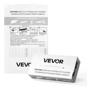 VEVOR Insect Glue Trap Pad, 36-Pack Foldable Peanut-Scented Glue Boards, Ready-to-Use Sticky Pest Control for Home Window & Kitchen, Catches Bugs, Ants, Roaches, Spiders, Centipedes