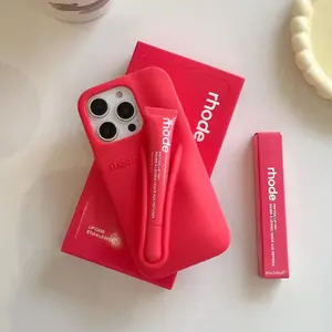 Hailey Rhode Phone Case Compatible with iPhone 17/16/15/14/13/12 Pro/Pro Max/Plus – Fashion Aesthetic Cover with Gift Lip Gloss Included