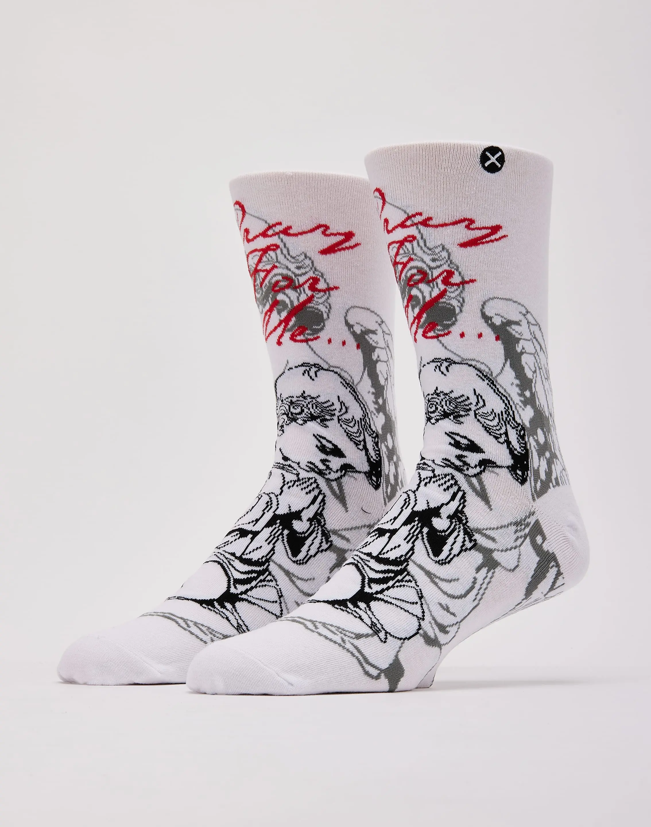 Mens Odd Sox Pray For Me Crew Socks