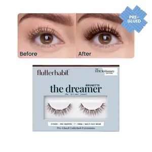 The Dreamer Brunette Pre-Glued (2 Pair) with ProTECHt™
