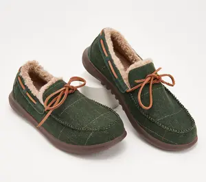 Spenco Orthotic Men's Tweed Slippers - Birch