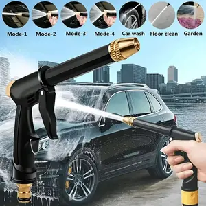 Portable High-Pressure Water Gun, Adjustable Garden Hose Nozzle, Outdoor Garden Accessories, Car Washing & Maintenance Tool