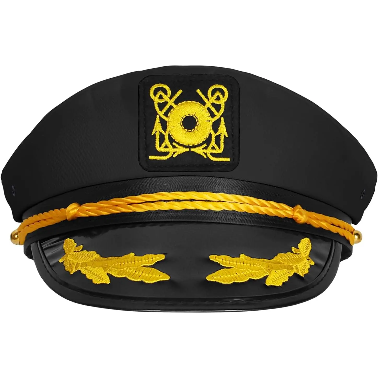 Captain Hat for Men Women Adjustable Sailor Hats Boat Cruise Yacht Rock Party Costume Beach Essential Hawaiian Outfit