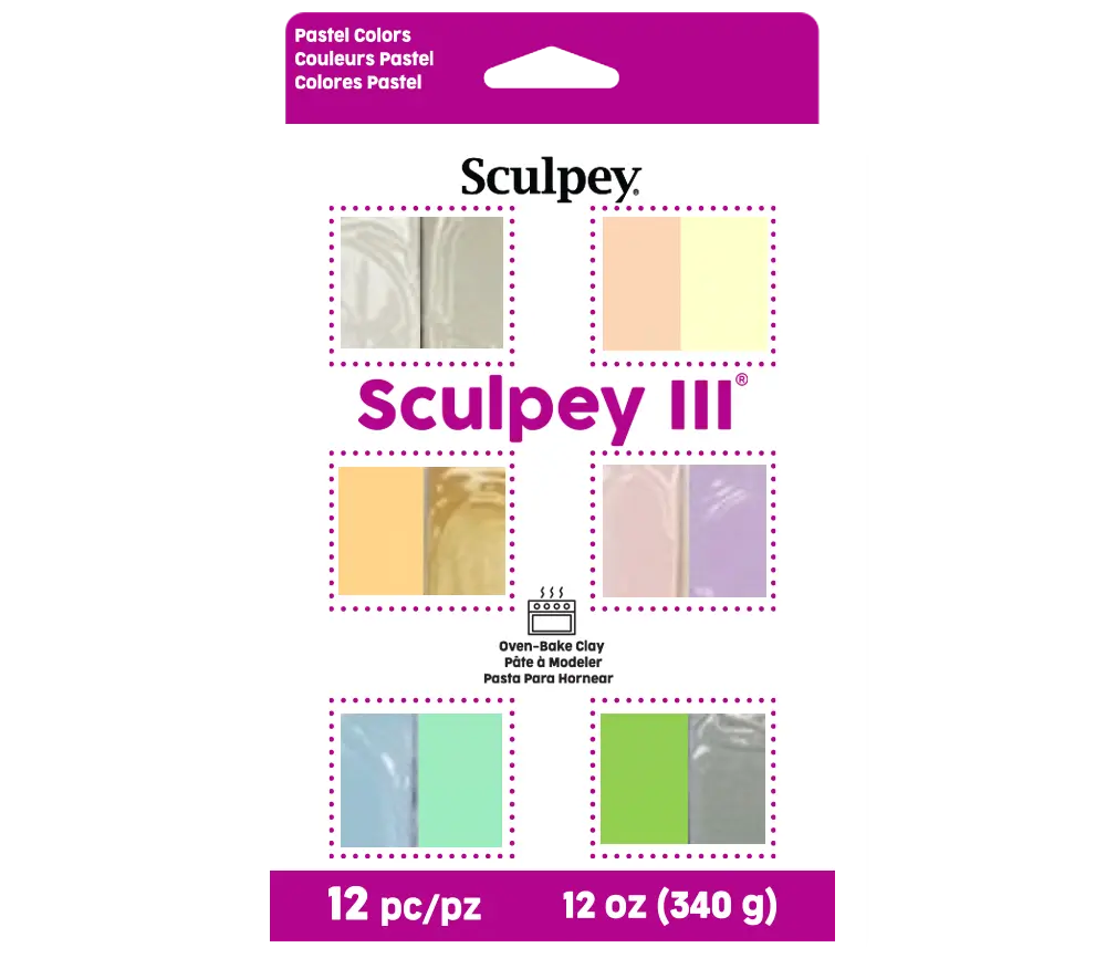 Sculpey III® 12 Piece Pastel Colors Multi-pack