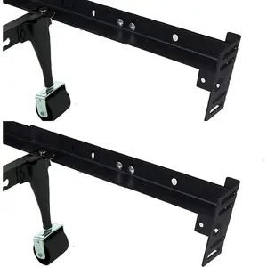 Bed Frame Footboard Extension Brackets Set Attachment Kit, Bolt-on Footboard Extension Bracket Attachment Kit - Fit for Twin,Full,Queen,King Size Bed