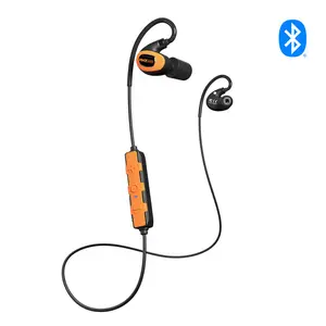 ISOtunes PRO 3.0 Bluetooth 5.4 Earbuds with 20 Hour Battery Life IP67 Waterproof Orange & Matte Black High-Fidelity Audio