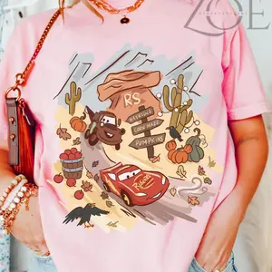 Coquette Bow Bracelet Cars Shirt, Lightning McQueen Mater Doc Hudson Sally Carrera Birthday Cars Family Shirt, Girl Trip Shirt